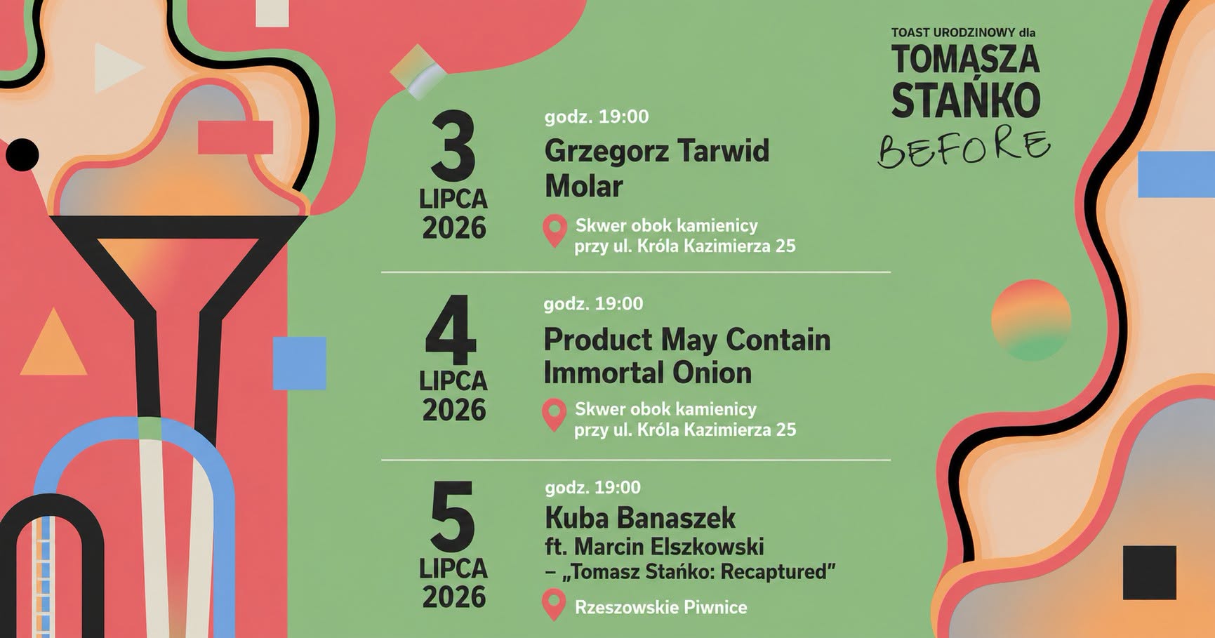 Toast Urodzinowy dla Tomasza Stańko || BEFORE 3 - 5 lipca 
