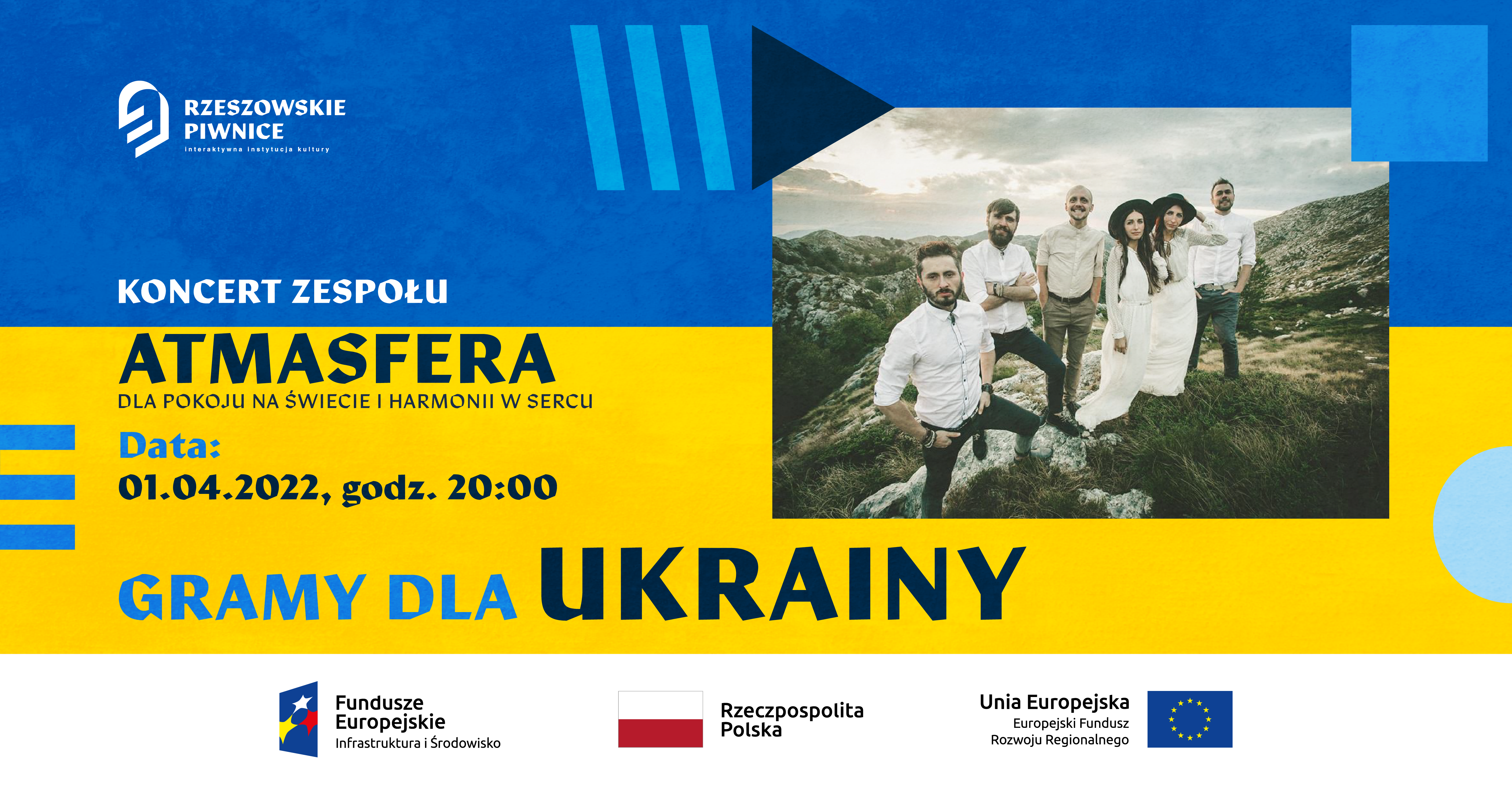Gramy dla Ukrainy: Charytatywny koncert zespołu Atmasfera 