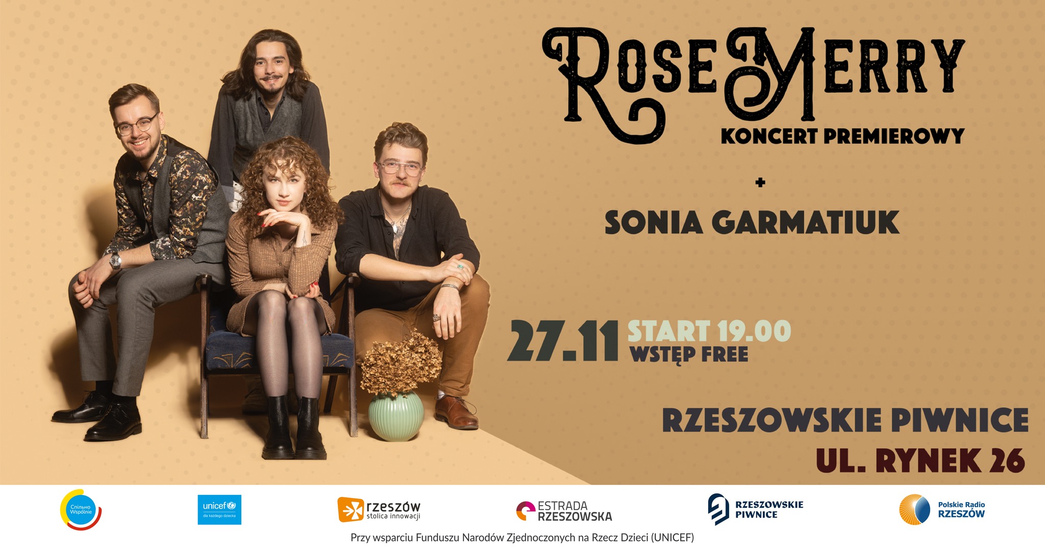 Koncert RoseMerry + Sonia Garmatiuk 