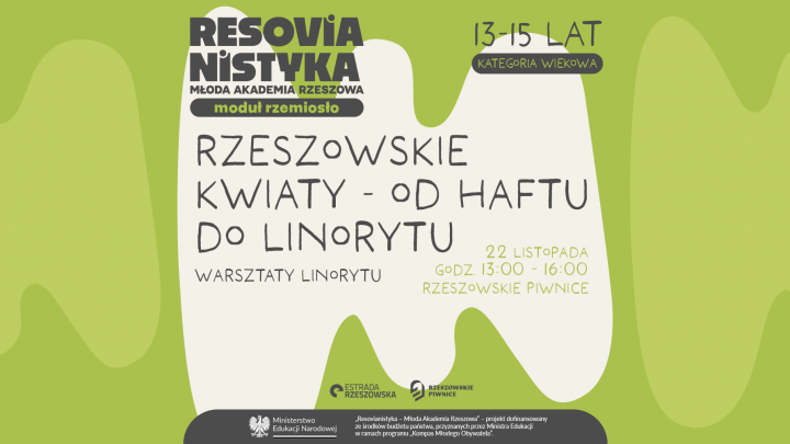 Rzeszowskie kwiaty – od haftu do linorytu | Resovianistyka – Młoda Akademia Rzeszowa