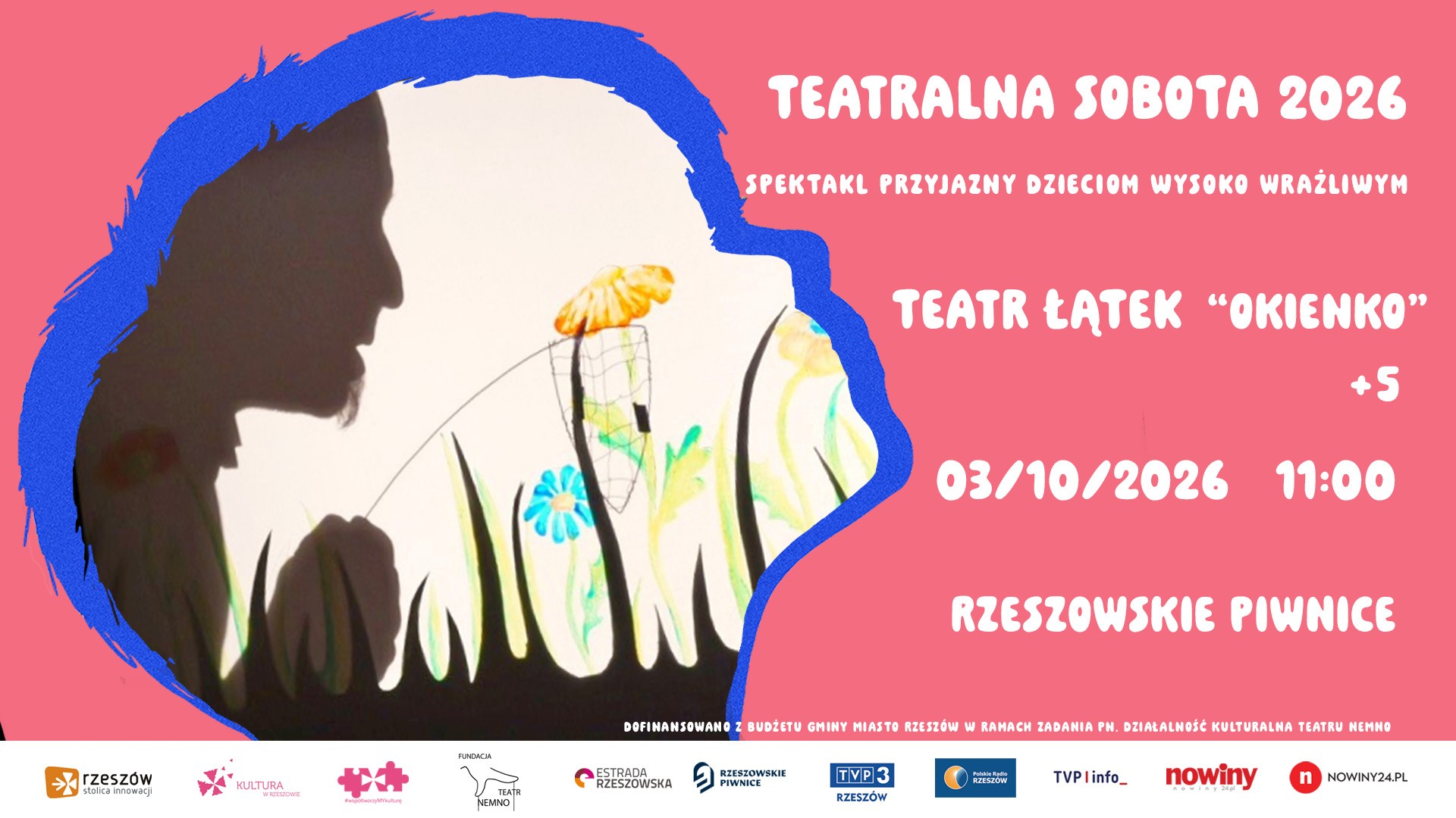 Okienko Teatru Łątek | Teatralna sobota (spektakl dedykowany dzieciom wysokowrażliwym)